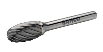 Bahco Stiftfrees | hardmetaal | druppelvormige kop | voor roestvaststaal | 12 mm x 20 mm x 6 mm - E1220I06