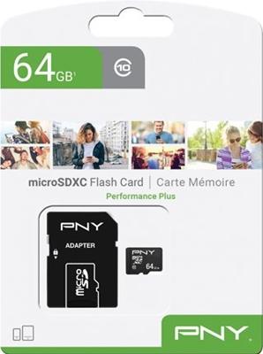 PNY Performance Plus 64 GB MicroSDXC Klasse 10