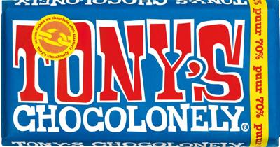 Chocolade Tony&apos;s Chocolonely puur reep 180gr