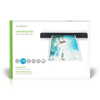 Nedis A4 Lamineerfolie 100um, 100 stuks