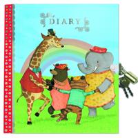 Eeboo Dagboek Happy Days Met Slot en Sleutel - thumbnail