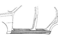 PLAATWERKDEEL Dorpel 4-deurs L 5880103 - thumbnail
