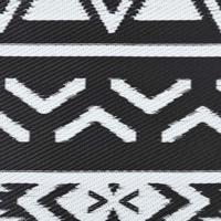 Buitentapijt ARAKIL Ø 200 cm polypropeen zwart - thumbnail