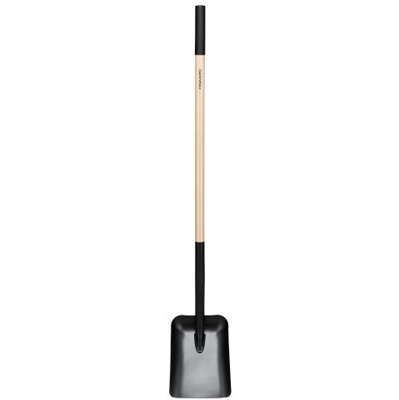 Fiskars Solid Schep met Houten Steel en I-Handgreep FSC - 1066724