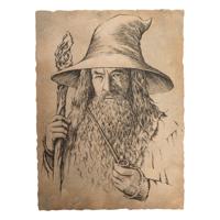 The Hobbit Art Print Portrait of Gandalf the Grey 21 x 28 cm - thumbnail