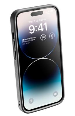 INTERPHONE mobiele telefoon case "quiklox" handycase q-lox iphone14pro bw