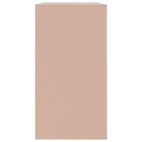 Dressoir 99x39x73 cm staal roze - thumbnail