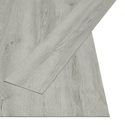 VidaXL Vloerplanken zelfklevend 4,46 m² 3 mm pvc lichtgrijs