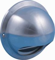 Nedco bolrooster rvs voor diameter 100mm (schoepen & gaas) - thumbnail