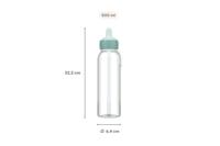 Mepal Campus Flip-Up Waterfles 500 ml Turquoise/Tranparant - thumbnail
