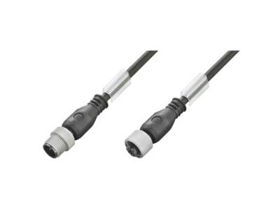 Weidmüller 1108840150 Sensor/actuator connector, geassembleerd M12 Aantal polen (sensoren): 4 Stekker, recht, Bus, recht 1.50 m 1 stuk(s)