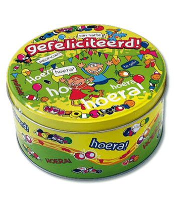 Snoeptrommel - Gefeliciteerd
