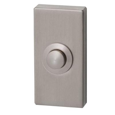 Hardbrass Beldrukker PBA rechthoek - RVS Hardbrass Beldrukker PBA rechthoek - RVS