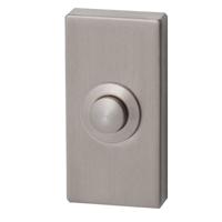 Hardbrass Beldrukker PBA rechthoek - RVS - thumbnail