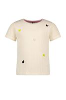 B.Nosy zomer top meisjes - katoen wit - gebreid, embroiderie - thumbnail