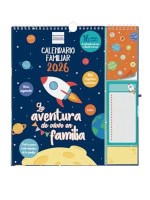 Muurkalender Finocam Multicolour Papier 2025-2026 30 x 21 cm 21,5 x 32,5 cm