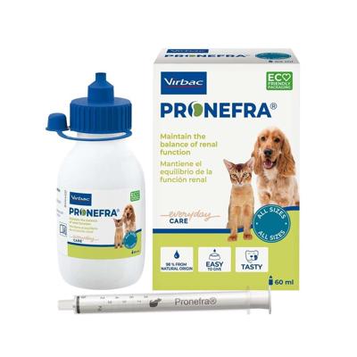 VIRBAC Pronefra Kidney support - supplementen voor honden en katten - 60ml