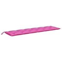 Tuinbankkussen 200x50x7 cm stof roze - thumbnail