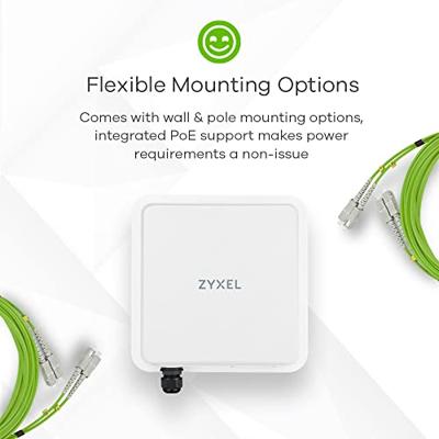 Zyxel Nebula FWA710 draadloze router Multi-Gigabit Ethernet Dual-band (2.4 GHz / 5 GHz) 5G Wit Zyxel Nebula FWA710 draadloze router Multi-Gigabit Ethernet Dual-band (2.4 GHz / 5 GHz) 5G Wit