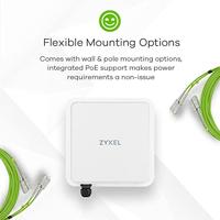 Zyxel Nebula FWA710 draadloze router Multi-Gigabit Ethernet Dual-band (2.4 GHz / 5 GHz) 5G Wit - thumbnail