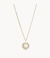 Fossil ketting Vintage Glitz JF03425710 goudkleur - thumbnail