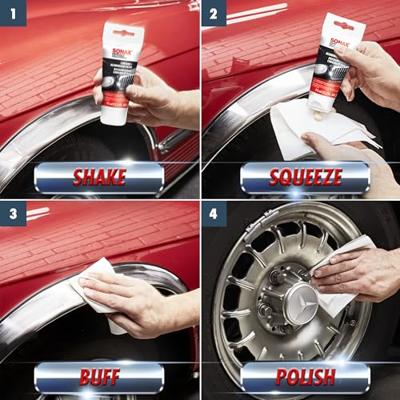 SONAX polijstpasta "chrome & alupaste" chrome paste 75 ml alu-tube - thumbnail