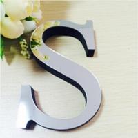 2 PC'S Home Decoratie creatieve persoonlijkheid Engelse letters acryl spiegel 3D DIY muur stickers (S) - thumbnail