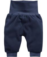 Playshoes Schnizler babybroekje fleece Blauw Melange-74 - thumbnail