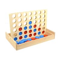 Houten internationale kinderen educatief speelgoed verticale link Board Checkersers - thumbnail
