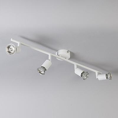 QAZQA Moderne spot wit kantelbaar 4-lichts - Jeany