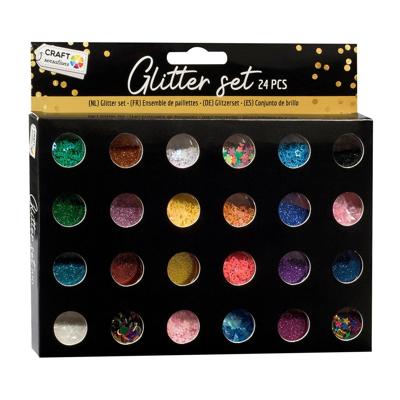 Creative Craft Group glitterset, 24 kleuren