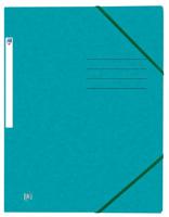 Elastomap oxford top file+ a4 aqua | 10 stuks - thumbnail