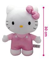 Pluche - GPTOYS - HELLO KITTY - HKT122 - Roze pauwjurkmodel - 30 cm - Vanaf 3 jaar - thumbnail