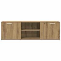 Tv-meubel 120x34x37 cm bewerkt hout artisanaal eikenkleur - thumbnail
