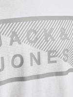 JACK & JONES CORE T-shirt JCOSHAWN van biologisch katoen wit - thumbnail