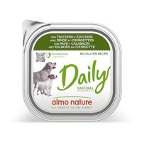 Almo Nature Daily met kalkoen en courgette natvoer hond 9 x 300 g - thumbnail