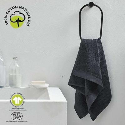 Badhanddoek - VANDAAG - 50 x 90 cm - Katoen - Biologisch Houtskool