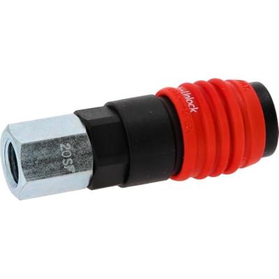 3-in-1 universele persluchtveiligheidskoppeling met 1/4 IG KS Tools 999.9105 3-in-1 universele persluchtveiligheidskoppeling met 1/4 IG KS Tools 999.9105