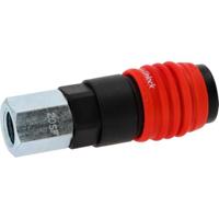 3-in-1 universele persluchtveiligheidskoppeling met 1/4 IG KS Tools 999.9105 - thumbnail