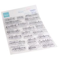 Marianne Design • clear stamps kleurige groetjes - thumbnail
