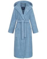 Morgenstern Morgenstern GEENA 2 Dames Badjas jeansblau XL - thumbnail