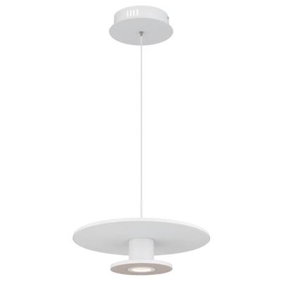 Globo Witte hanglampCarter Ø 38cm met vilt - 15647W