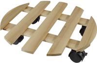 Nature planttrolley hout 35 cm rond - thumbnail
