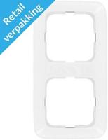 Busch Jaeger wit 2 voudig afdekraam - 4695610 - thumbnail