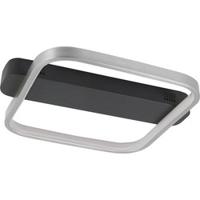 Highlight Plafondlamp Ascona L 36 B 30 cm mat chroom-zwart - thumbnail