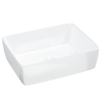 VidaXL Wasbak 48x37x13 rechthoekig keramiek wit VidaXL Wasbak 48x37x13 rechthoekig keramiek wit