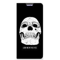 Mobiel BookCase Xiaomi Redmi Note 10 Pro Skull Eyes - thumbnail
