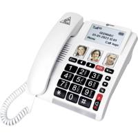Geemarc CL9000 Draadloze seniorentelefoon Fototoetsen, Handsfree, Compatibel voor hoorapparatuur, Incl. noodoproep, Optisch belsignaal, Waterdicht LC-display - thumbnail