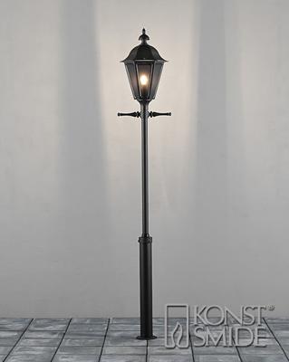 Lantaarnpaal Pallas 1-lichts 260 cm matzwart 550-750