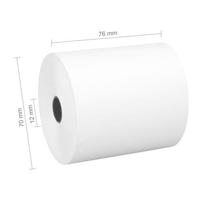 Kassa/printerrol 76x70x12 wit - thumbnail